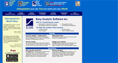 Desktop Screenshot of easidemographics.com