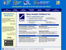 Tablet Screenshot of easidemographics.com